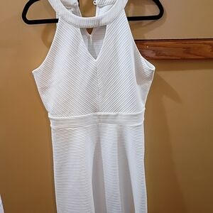 Maurices White Backless Dress